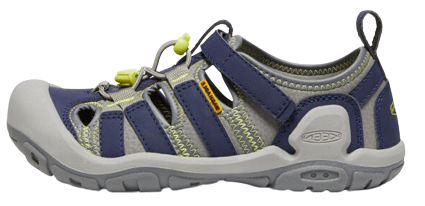 KEEN detské sandále Knotch Creek steel grey/blue depths 1026166/1026153, sivá, 35